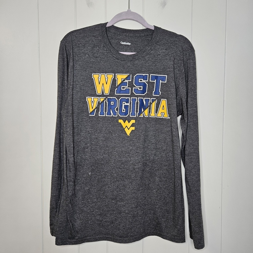 Captivating‎ West Virginia Long Sleeved Tee Shirt Size Medium